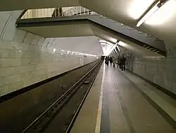 De trappen naar de Arbatsko-Pokrovskaja-lijn