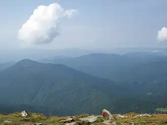 Beschermd bergmassief Tsjornohirsky