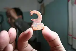 Schaakstuk van walrusbeen