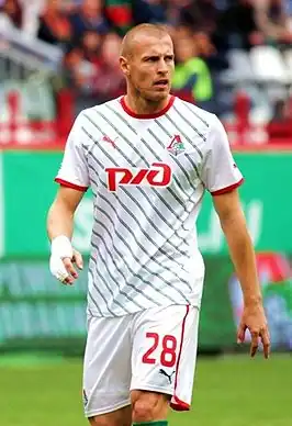 Ďurica in het tenue van Lokomotiv Moskou