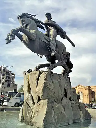 Ruiterstandbeeld van David van Sassoun