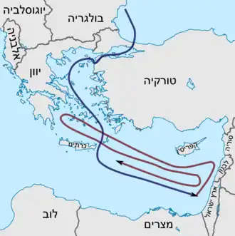 De twee reizen in de Aliyah Bet