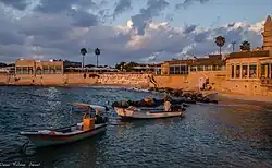 Vissershaven bij Caesarea Maritima