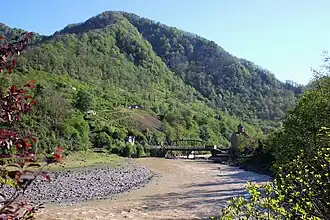 Adjaristskali bij het dorpje Atsjaristskali