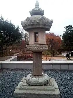 Stenen lantaarn in Seoseongmun, Naju