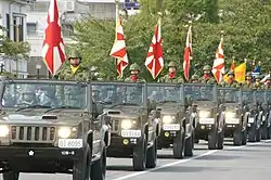 Parade van de Japanse Zelfverdedigingstroepen