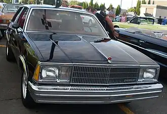 Een Chevrolet Malibu Coupé uit 1980