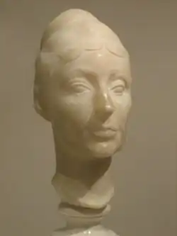 'Georgia O'Keeffe', marmeren portret door Gaston Lachaise, 1927, Metropolitan Museum of Art