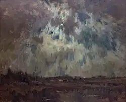 ‘Maannacht’, 130x160cm. Coll. Drents Museum, Assen