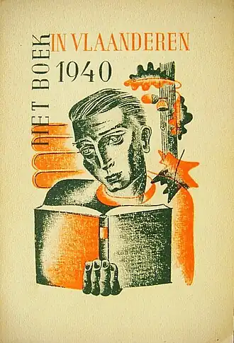 Het Boek in Vlaanderen, 1940 (illustratie door Martha Van Coppenolle
