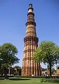 De Qutub Minar in Delhi, India.
