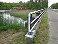 Brug met inundatievoorziening / schotbalkkering