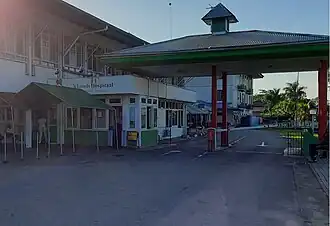 ingang van 's Lands Hospitaal, 2022