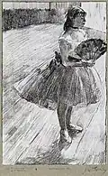 Lithografie naar Edgar Degas