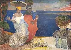 Femmes au bord de la mer