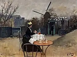 Open lucht, Parijs 1890