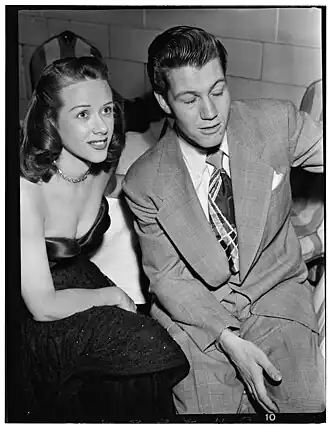 Fran Warren en Gene Williams in 1947