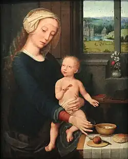 Madonna met de paplepel (David)