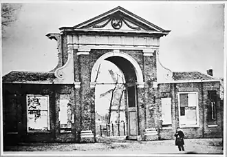 Derde Westerpoort gezien vanaf het Breed