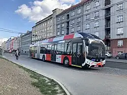 SOR TNS18-trolleybus in Praag (2024)