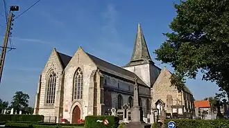De Sint-Folquinuskerk in Volkerinkhove