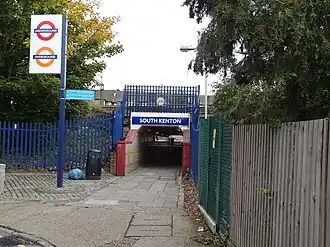 De westelijke toegang bij The Link.