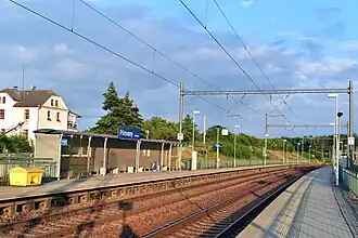 Station Pňovany zastávka in 2020