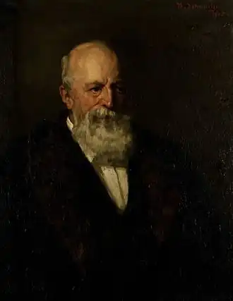 Portret van Meinard Tydeman, gemaakt in 1905