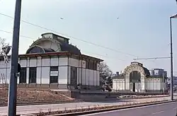 De toegangsgebouwen van Otto Wagner uit 1899