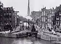 Vernieuwing van de brug in 1951. Foto van Ben van Meerendonk