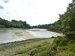 De Ria du Goyen bij eb.