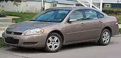 Een Chevrolet Impala uit 2009