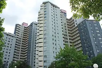 Hoogbouw aan de Zabel-Krüger-Damm in Waidmannslust