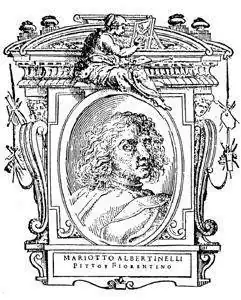 Portret Mariotto Albertinelli, Le Vite (1568)