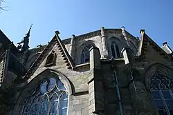 De chevet van de basiliek