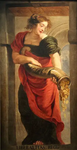 De vrijgevigheid van de koning (1635) in de Museum voor Schone Kunsten (Rijsel).