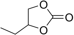 Structuurformule van 1,2-butyleencarbonaat