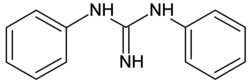 Structuurformule van 1,3-difenylguanidine