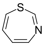 Structuurformule van 1,3-thiazepine