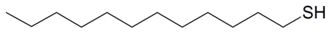 Structuurformule van 1-dodecaanthiol