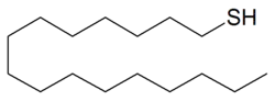 Structuurformule van 1-hexadecaanthiol