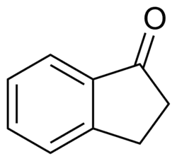 Structuurformule van 1-indanon