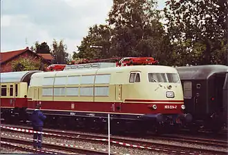 DB serie 103, trekkracht voor de Gambrinus