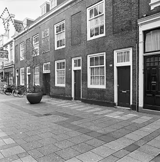 Voorgevel Vriesestraat in 1981