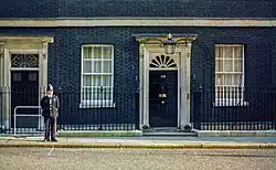 Deur van 10 Downing Street
