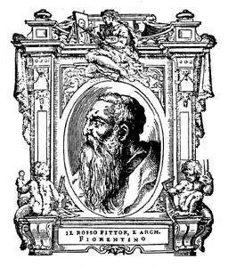 Portret Rosso Fiorentino, Le Vite (1568)