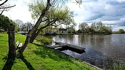 Gezicht op het dorp Zuiderwoude; 2015.