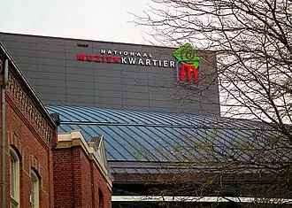 logo Nationaal Muziekkwartier op het Wilminktheater