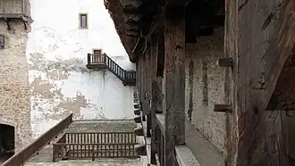 Interieur van het kasteel