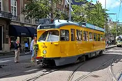 PCC-car 1165 tijdens de optocht van 5 juli 2014.